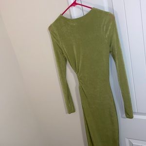 long green dress